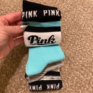 PINK Victoria's Secret Knee High Socks - Light Blue